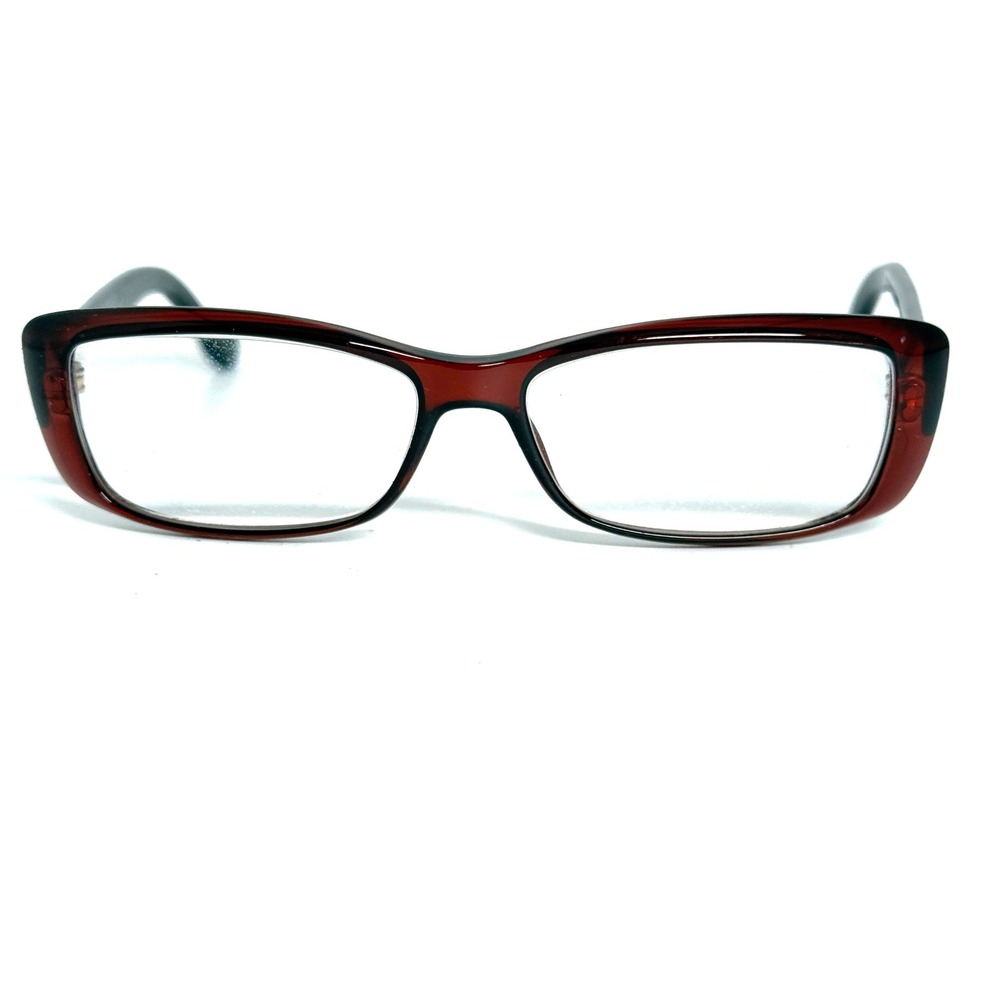 Gucci GG 3588 WH3 140 Eyeglasses Frames Burgundy Black GG Monogram Italy